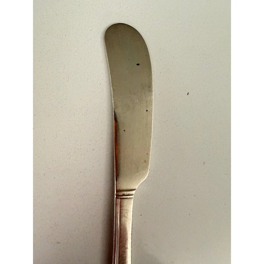 vintage Oneida Nobility silverplate butter knife in the Caprice pattern